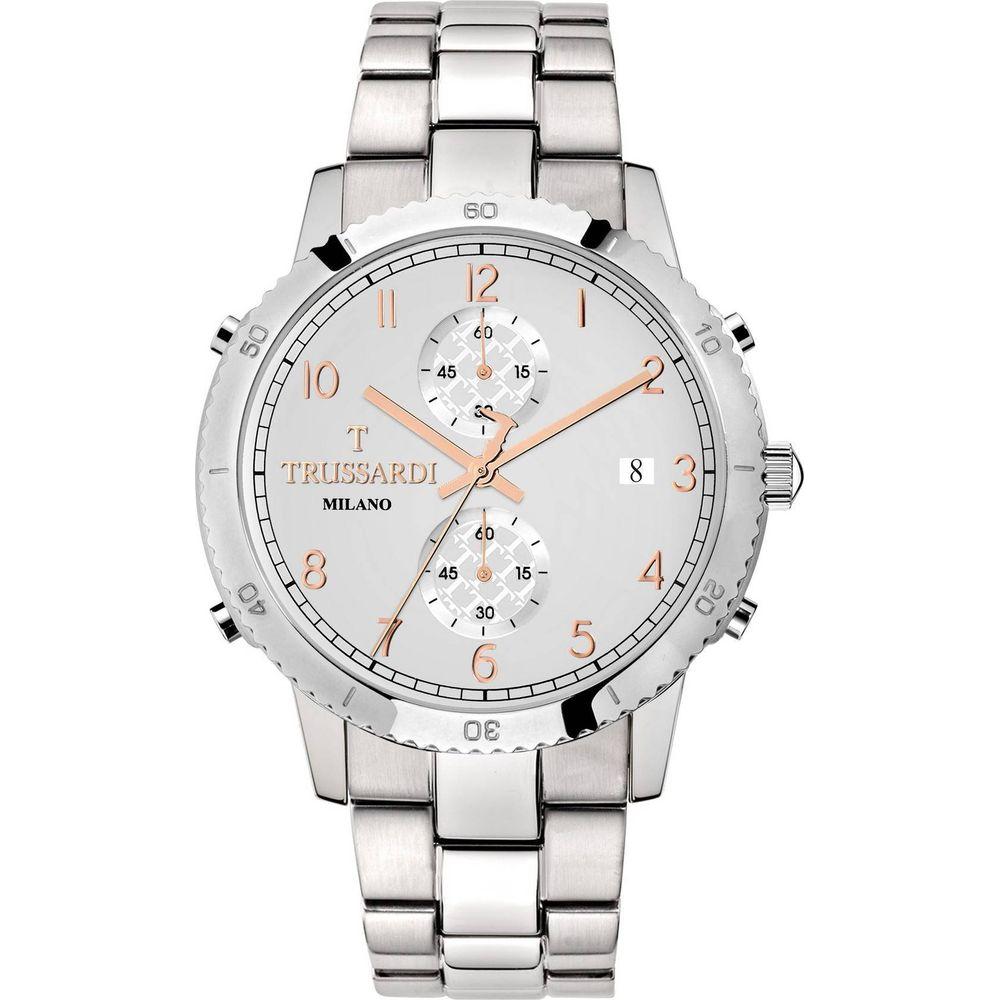Trussardi T-Style Chronograph Quartz R2473617005 Men's Silver Stainless Steel Watch