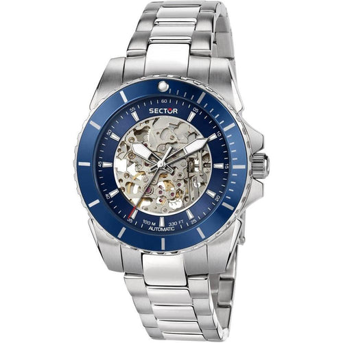 Load image into Gallery viewer, Sector 450 Automatico Stainless Steel Skeleton Blue Dial Automatic R3223276003 100M Men&#39;s Watch
