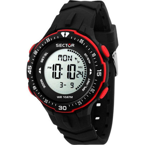 Load image into Gallery viewer, Sector EX-26 Digital Silicon Strap Replacement in Black for Men&#39;s Watches
