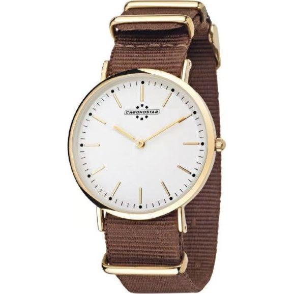 Golden Preppy Men's SS IP Gold 40mm Quartz Timepiece - Model GP-2001 - Elegant and Sophisticated Gold Wristwatch