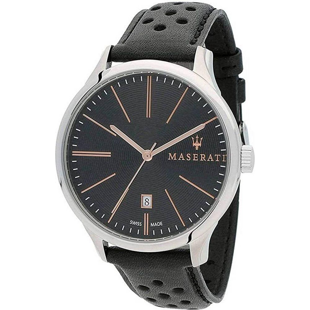 Maserati Attrazione R8851126003 Men's Black Dial Quartz Watch