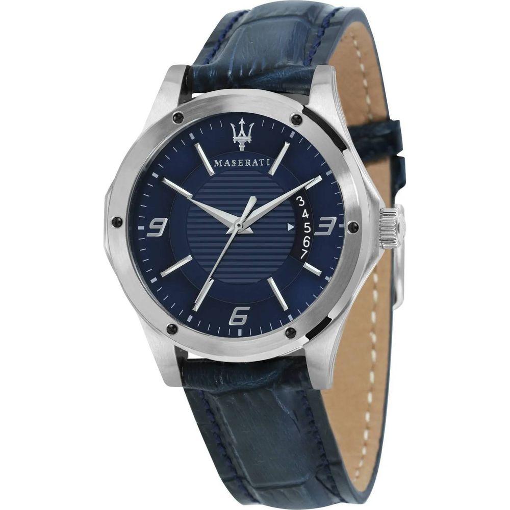 Maserati Circuito R8851127003 Men's Blue Leather Watch Strap Replacement
