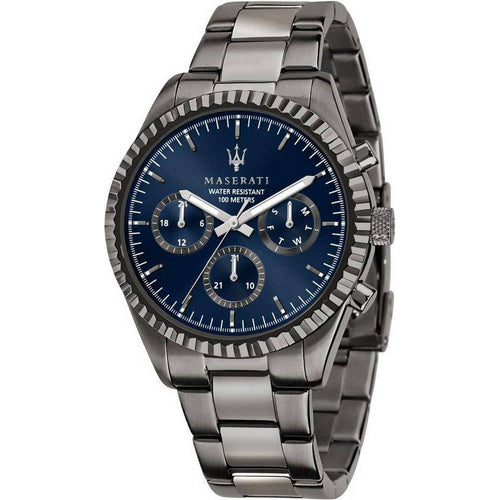 Load image into Gallery viewer, Maserati Competizione R8853100019 Men&#39;s Blue Dial Stainless Steel Quartz Watch
