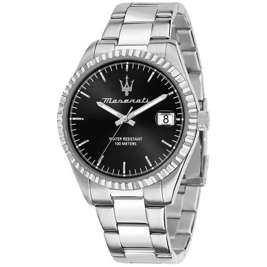 Maserati Competizione R8853100028 Men's Stainless Steel Black Dial Quartz Watch