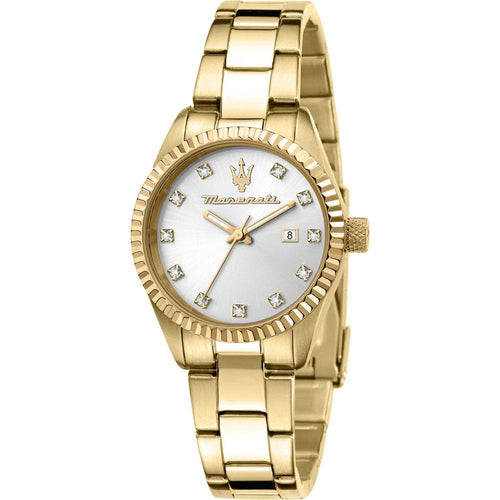 Load image into Gallery viewer, Maserati Competizione Gold Tone Stainless Steel Quartz R8853100506 100M Women&#39;s Watch
