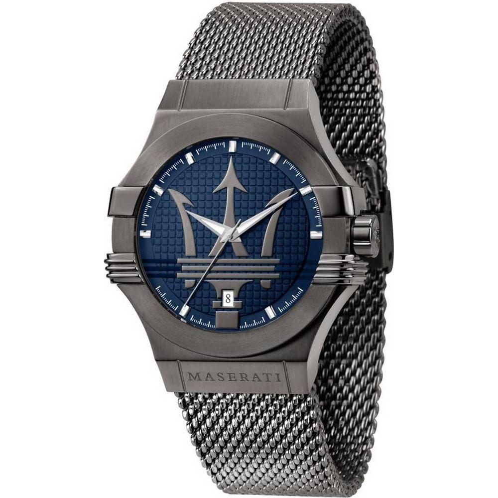 Maserati Potenza Blue Dial Stainless Steel Quartz R8853108005 100M Men's Watch