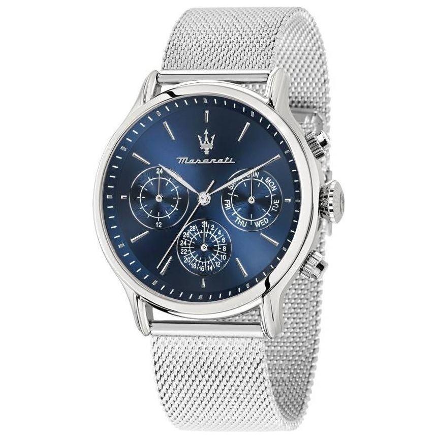 Maserati Epoca R8853118019 Men's Stainless Steel Blue Dial Quartz Watch