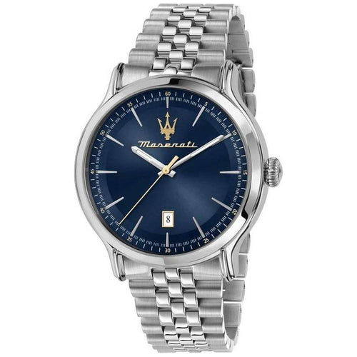 Load image into Gallery viewer, Maserati Epoca R8853118021 Men&#39;s Stainless Steel Blue Dial Quartz Watch
