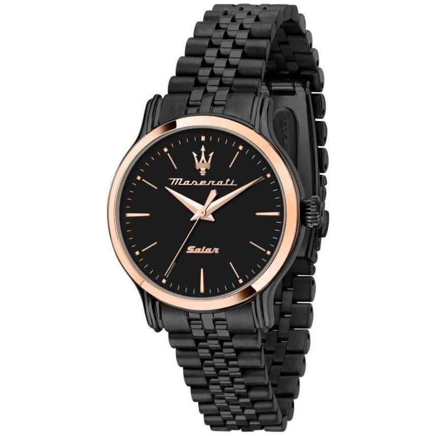 Maserati Epoca R8853118518 Women's Stainless Steel Solar Black Dial Watch