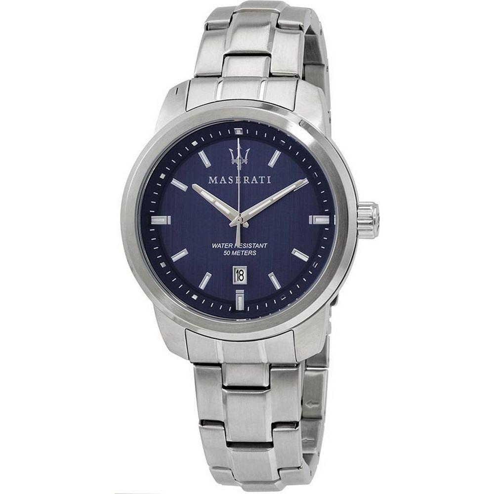 Maserati Successo R8853121004 Men's Blue Dial Quartz Stainless Steel Watch