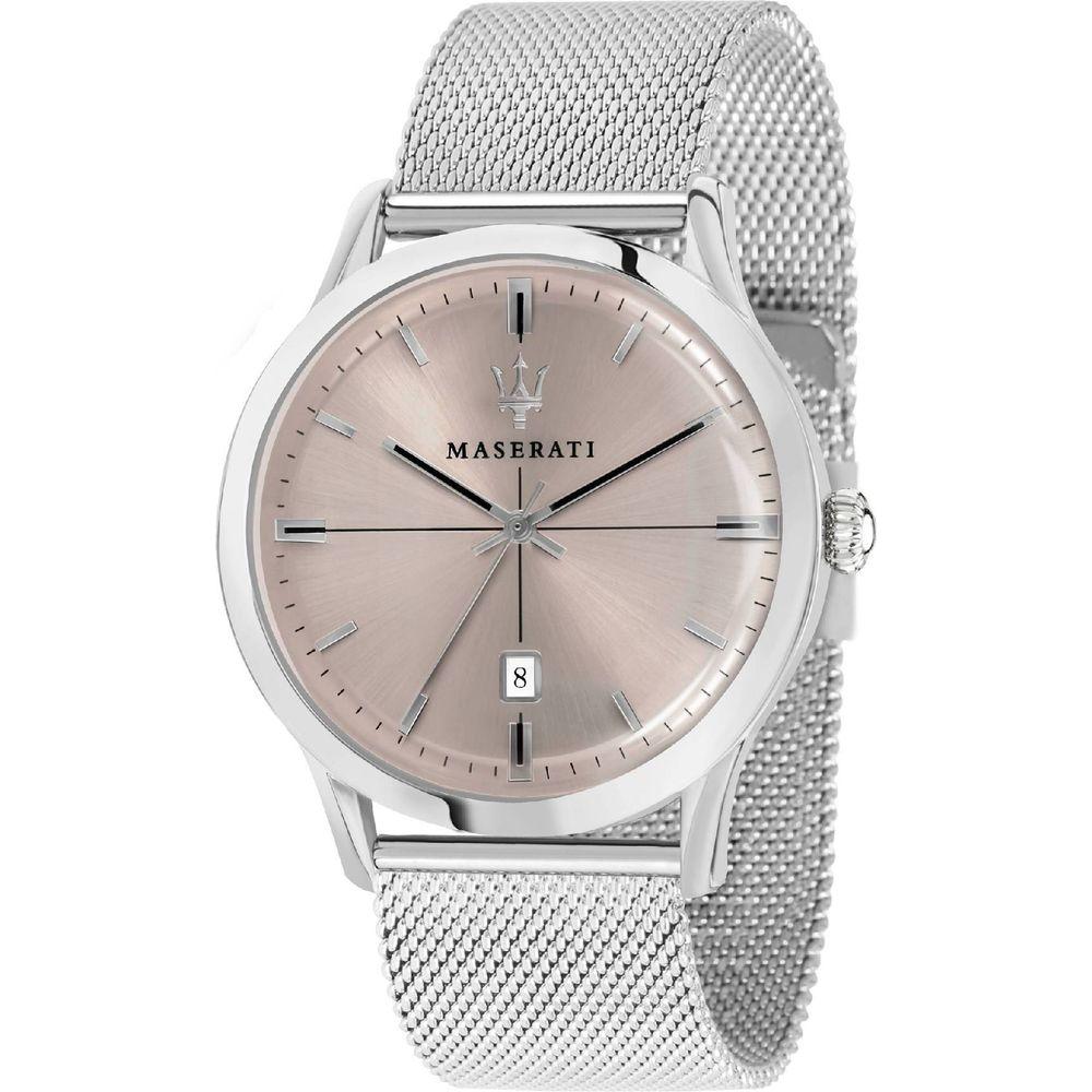 Maserati Ricordo Analog Quartz R8853125004 Men's Grey Stainless Steel Mesh Bracelet Watch