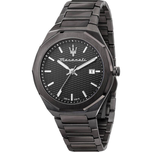 Load image into Gallery viewer, Maserati Stile Black Dial Stainless Steel Quartz R8853142001 100M Men&#39;s Watch
