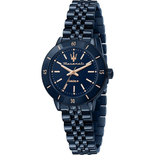 Load image into Gallery viewer, Maserati Women&#39;s Stainless Steel Blue Dial Solar Watch R8853149501 - Elegant Timepiece for Stylish Ladies
