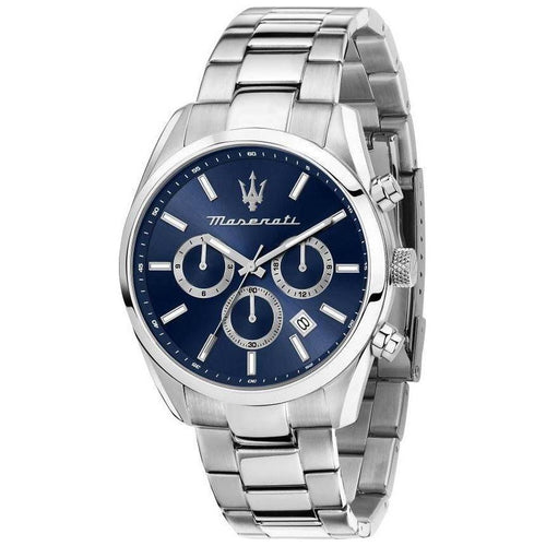 Load image into Gallery viewer, Maserati Attrazione Chronograph Stainless Steel Blue Dial Quartz R8853151005 Men&#39;s Watch
