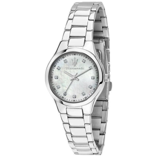 Load image into Gallery viewer, Maserati Attrazione R8853151504 Women&#39;s Stainless Steel Quartz Watch with Crystal Accents - Mother of Pearl Dial
