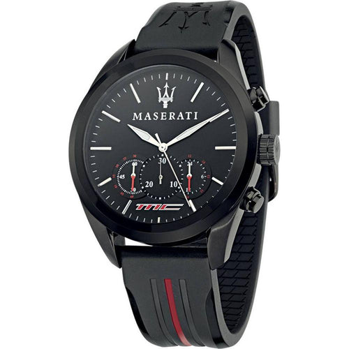 Load image into Gallery viewer, Maserati Traguardo Chronograph Quartz R8871612004 Men&#39;s Black PVD Stainless Steel Watch
