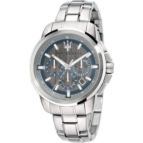 Load image into Gallery viewer, Maserati Successo Chronograph Quartz R8873621006 Men&#39;s Watch - Stainless Steel Grey/Silver
