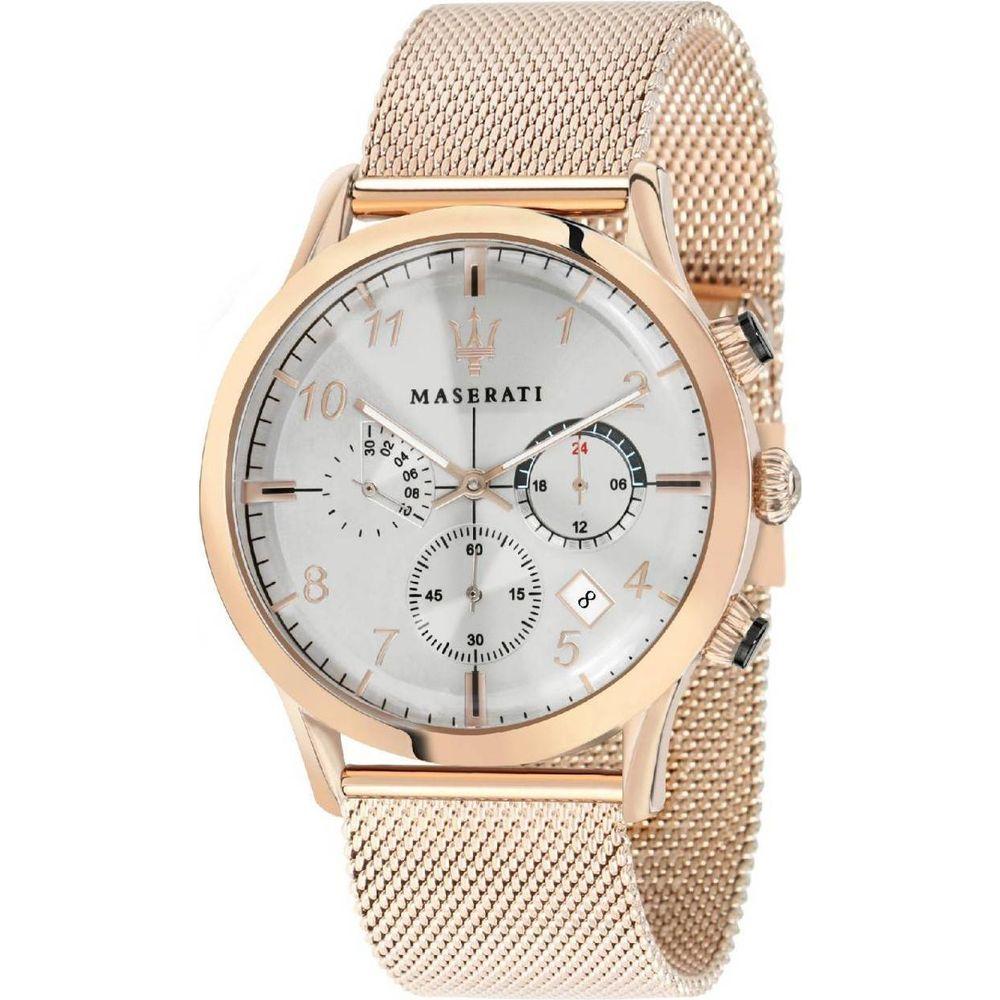 Maserati Ricordo Chronograph Quartz R8873625002 Men's Rose Gold Tone Stainless Steel Watch