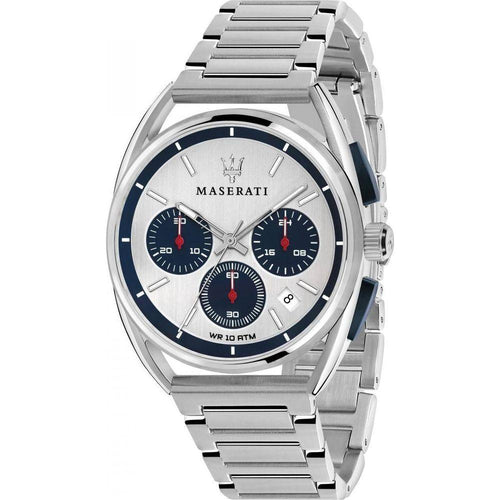 Load image into Gallery viewer, Maserati Trimarano Chronograph Quartz R8873632001 Men&#39;s Silver/White Stainless Steel Watch
