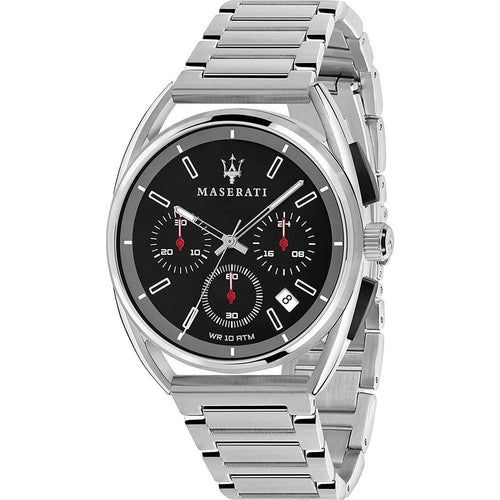 Load image into Gallery viewer, Maserati Trimarano Chronograph Quartz R8873632003 100M Men&#39;s Watch - Black Stainless Steel Bracelet Analog Chronograph with Date Display
