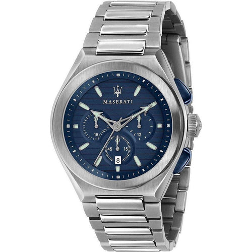 Load image into Gallery viewer, Maserati Triconic Chronograph Quartz R8873639001 100M Men&#39;s Blue Dial Stainless Steel Watch
