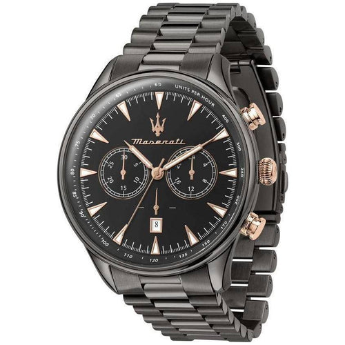 Load image into Gallery viewer, Maserati Tradizione Chronograph Stainless Steel Black Dial Quartz R8873646001 100M Men&#39;s Watch

