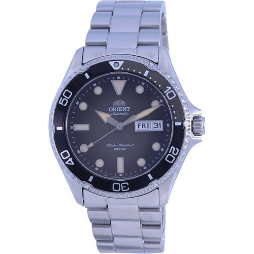 Load image into Gallery viewer, Orient Mako Kamasu Stainless Steel Automatic Diver&#39;s Watch RA-AA0810N19B Men&#39;s Black

