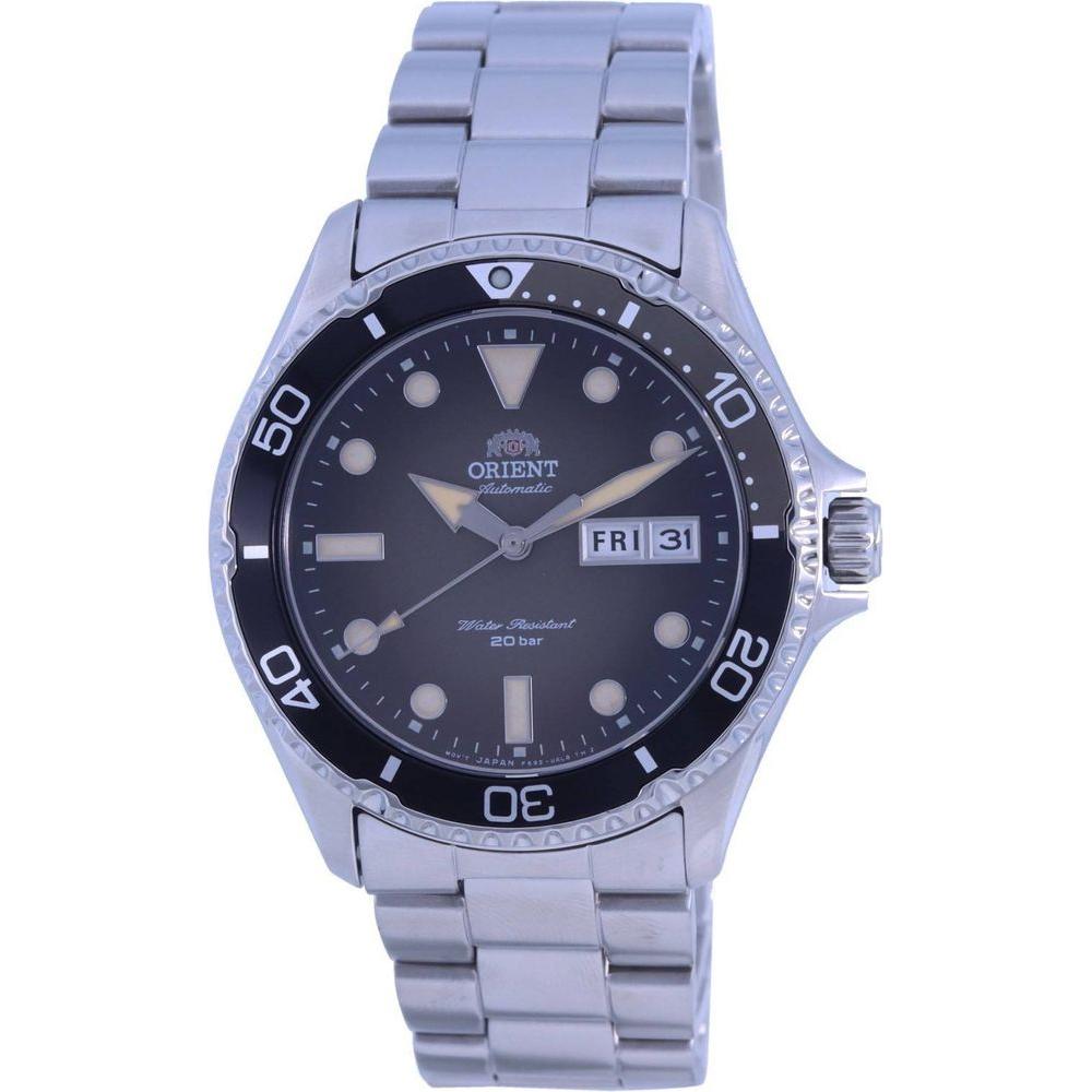 Orient Mako Kamasu Stainless Steel Automatic Diver's Watch RA-AA0810N19B Men's Black