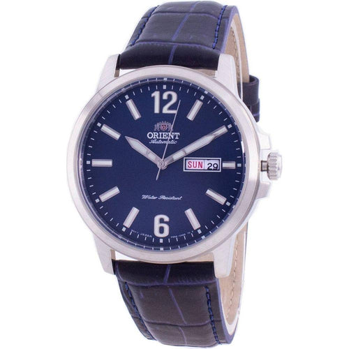 Load image into Gallery viewer, Orient Contemporary RA-AA0C05L19B Automatic Men&#39;s Watch - Blue Dial, Leather Strap
