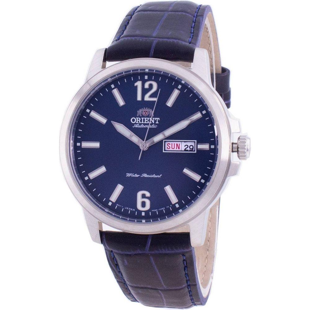 Orient Contemporary RA-AA0C05L19B Automatic Men's Watch - Blue Dial, Leather Strap
