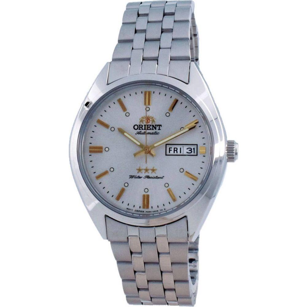 Orient 3 Star White Dial Automatic RA-AB0E10S19B 100M Men's Watch

Introducing the Orient 3 Star Men's White Dial Automatic Watch RA-AB0E10S19B - A Timeless Classic for the Modern Gentleman