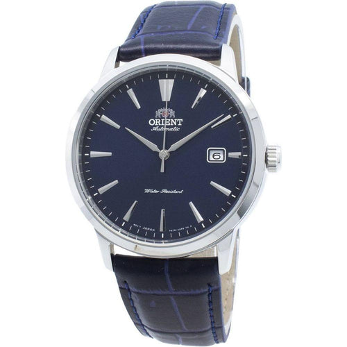 Load image into Gallery viewer, Orient Classic RA-AC0F06L10B Automatic Men&#39;s Watch Leather Strap Replacement - Blue, Masculine Elegance
