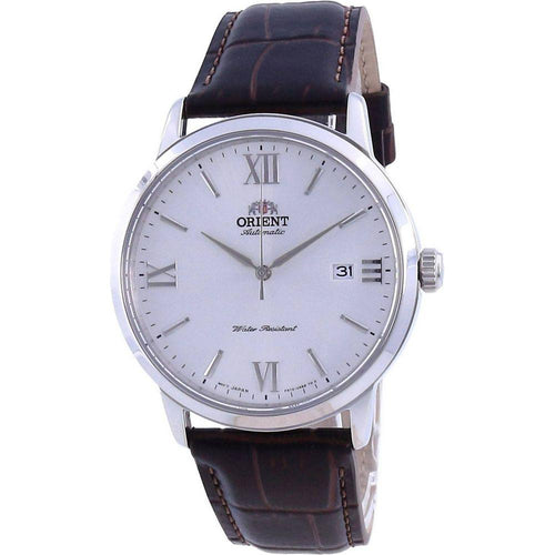 Load image into Gallery viewer, Orient Contemporary White Dial Leather Automatic RA-AC0F12S10B Men&#39;s Watch
