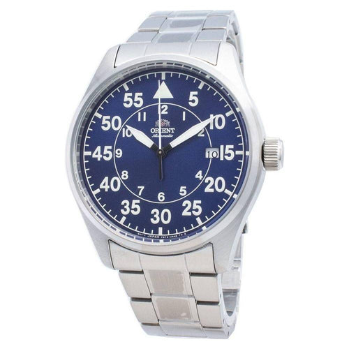 Load image into Gallery viewer, Orient Automatic RA-AC0H01L10B Men&#39;s Stainless Steel Blue Dial Watch
