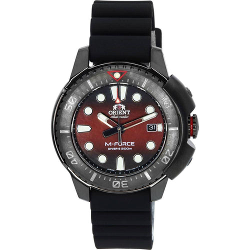 Load image into Gallery viewer, Orient M-Force Limited Edition Red Dial Automatic Diver&#39;s RA-AC0L09R00B 200M Men&#39;s Watch
