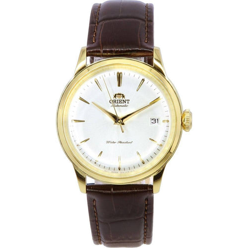 Load image into Gallery viewer, Orient Classic Bambino RA-AC0M01S10B Men&#39;s Automatic Watch - White Dial, Gold Tone Stainless Steel Case
