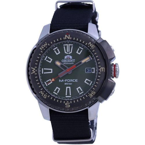 Load image into Gallery viewer, Orient M-Force RA-AC0N03E10B Green Dial Stainless Steel Automatic Diver&#39;s 200M Men&#39;s Watch
