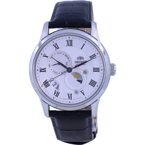 Load image into Gallery viewer, Orient Classic Sun &amp; Moon White Dial Automatic RA-AK0008S10B Men&#39;s Watch
