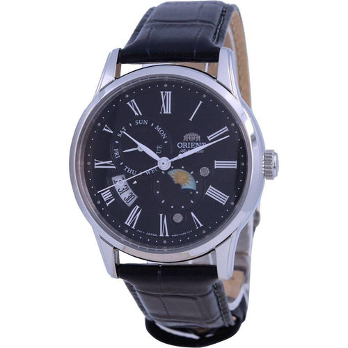 Load image into Gallery viewer, Orient Sun &amp; Moon Black Dial Automatic RA-AK0010B10B Men&#39;s Watch
