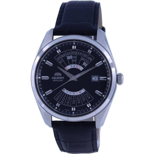Load image into Gallery viewer, Orient Contemporary Multi Year Calendar Leather Automatic Men&#39;s Watch - RA-BA0006B10B, Black
