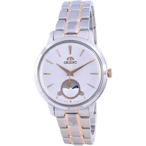 Load image into Gallery viewer, Orient Classic Sun &amp; Moon Quartz RA-KB0001S10B Women&#39;s Two Tone Stainless Steel Watch
