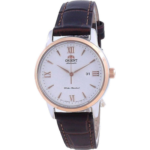 Load image into Gallery viewer, Orient Contemporary White Dial Leather Automatic RA-NR2004S10B Women&#39;s Watch
