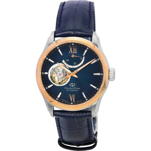 Load image into Gallery viewer, Orient Star Contemporary Limited Edition Open Heart Blue Dial Automatic RE-AT0015L00B 100M Men&#39;s Watch
