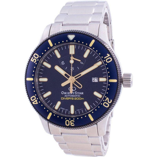Load image into Gallery viewer, Orient Star Limited Edition Automatic Diver&#39;s RE-AU0304L00B 200M Men&#39;s Blue Dial Stainless Steel Watch
