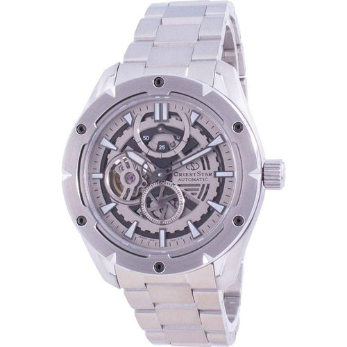 Load image into Gallery viewer, Orient Star Avant-Garde Open Heart Automatic RE-AV0A02S00B Japan Made 100M Men&#39;s Watch - Stainless Steel Silver Dial
