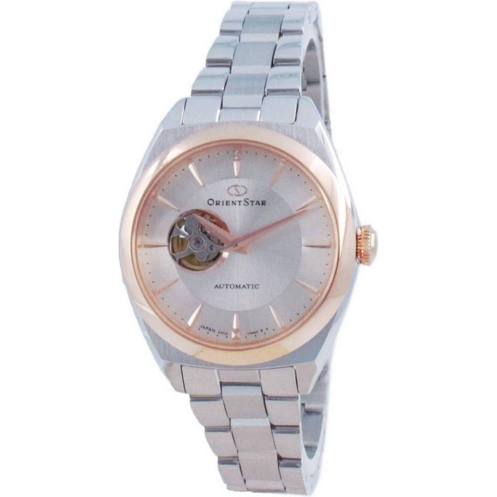 Orient Star Classic Open Heart Automatic RE-ND0101S00B Women's Watch - Stainless Steel Silver Dial