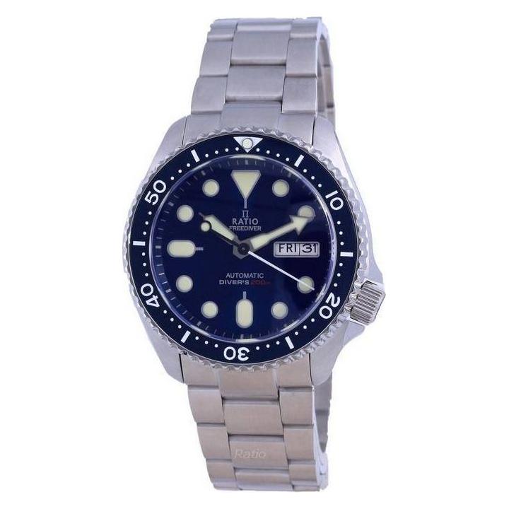 Ratio FreeDiver RTA102 Blue Dial Stainless Steel Automatic Men's Watch