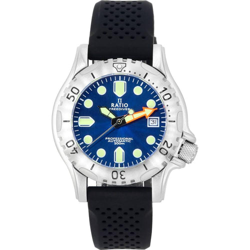Load image into Gallery viewer, Ratio FreeDiver Professional Sapphire Blue Sunray Dial Automatic RTF019 500M Men&#39;s Watch
