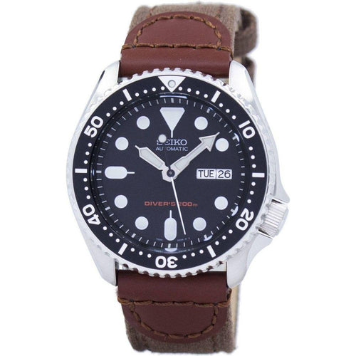 Load image into Gallery viewer, Seiko Men&#39;s Automatic Diver&#39;s Canvas Strap Replacement - Black, for Men&#39;s Watches
