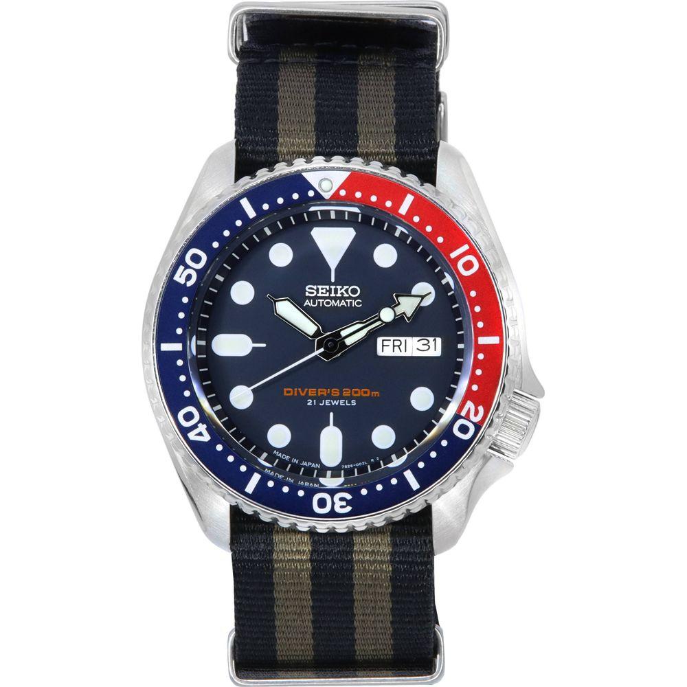 Seiko SKX009J1 Blue Dial Automatic Diver's 200M Men's Watch